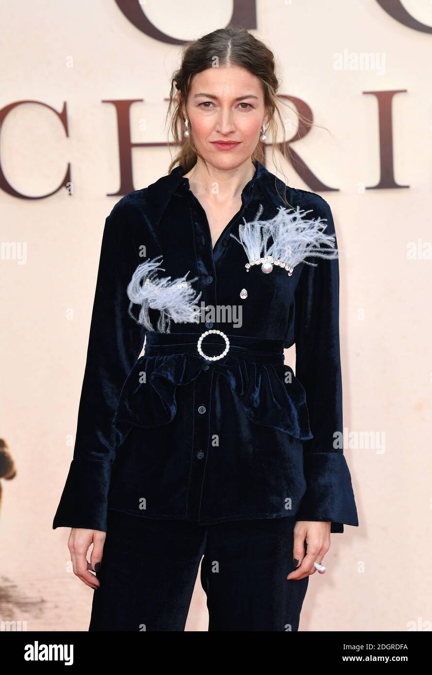 Kelly MacDonald attending the premiere of Goodbye Christopher Robin at