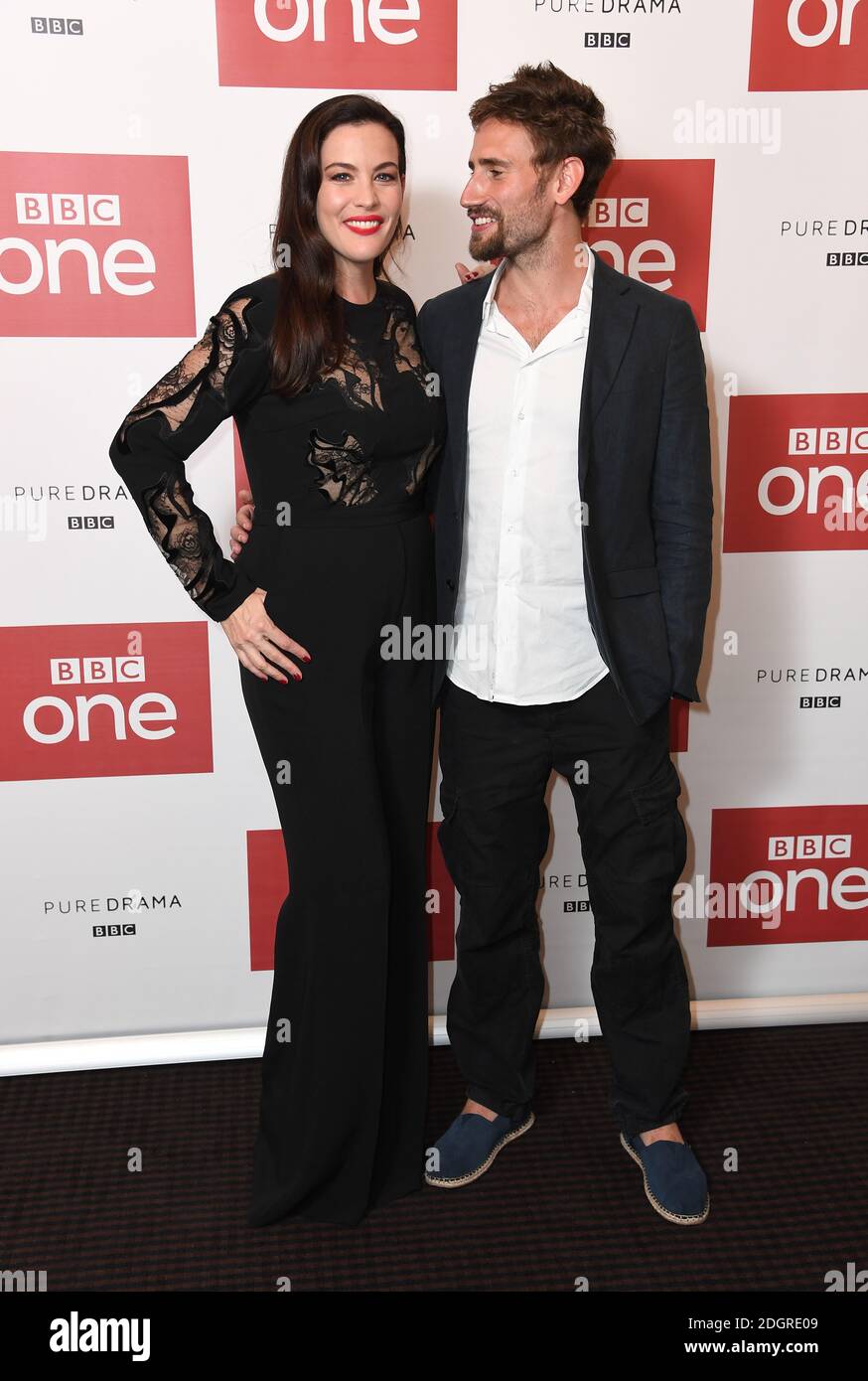 Liv Tyler and Edward Holcroft attending a preview of new BBC drama