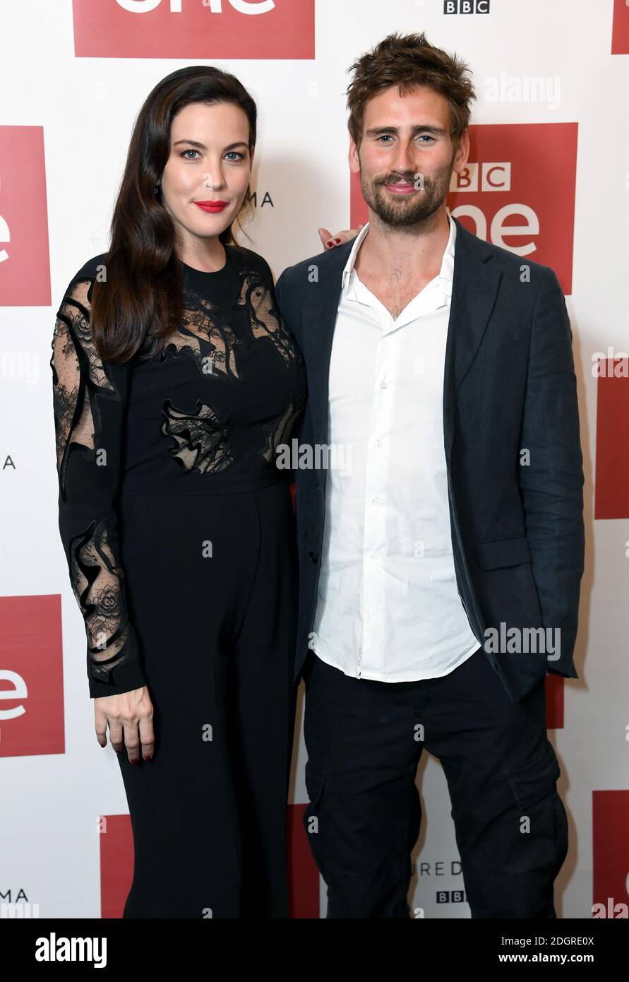 Liv Tyler and Edward Holcroft attending a preview of new BBC drama