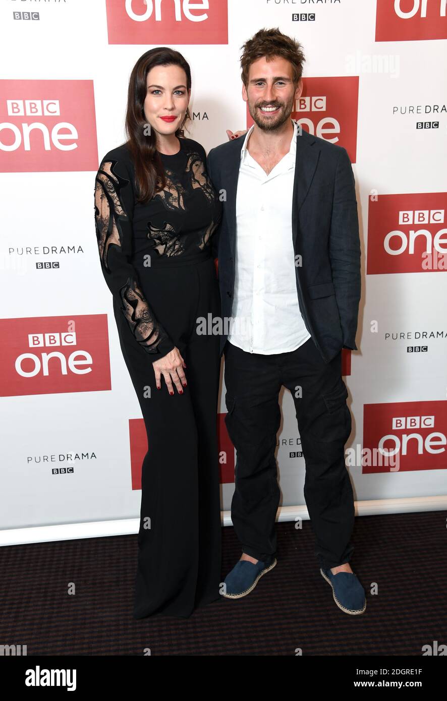 Liv Tyler and Edward Holcroft attending a preview of new BBC drama