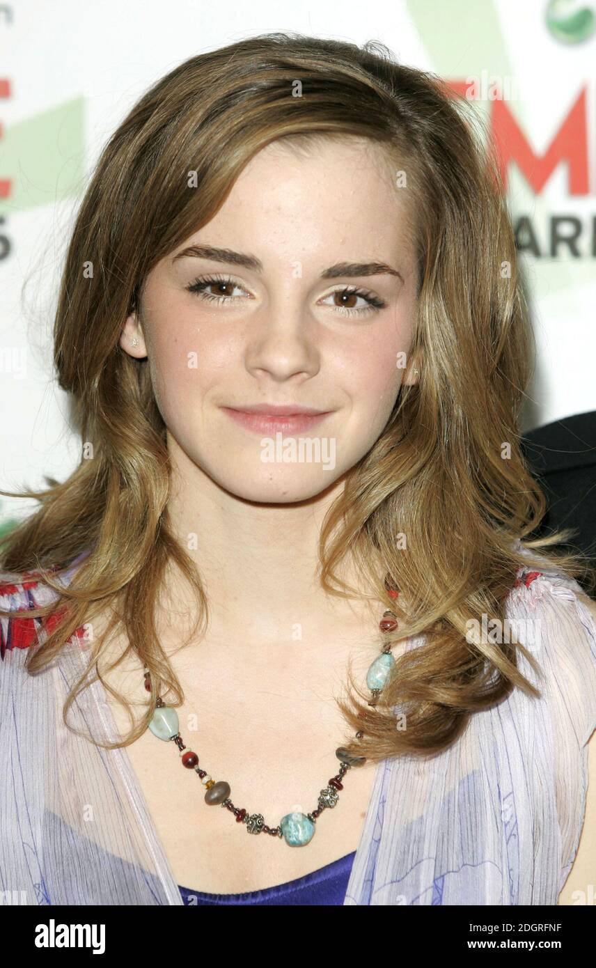 Emma Watson in the press room at the Empire Film Awards 2006, The Metropole  Hilton, Edgware, London. Â© Doug Petersallactiondigital.com Stock Photo -  Alamy