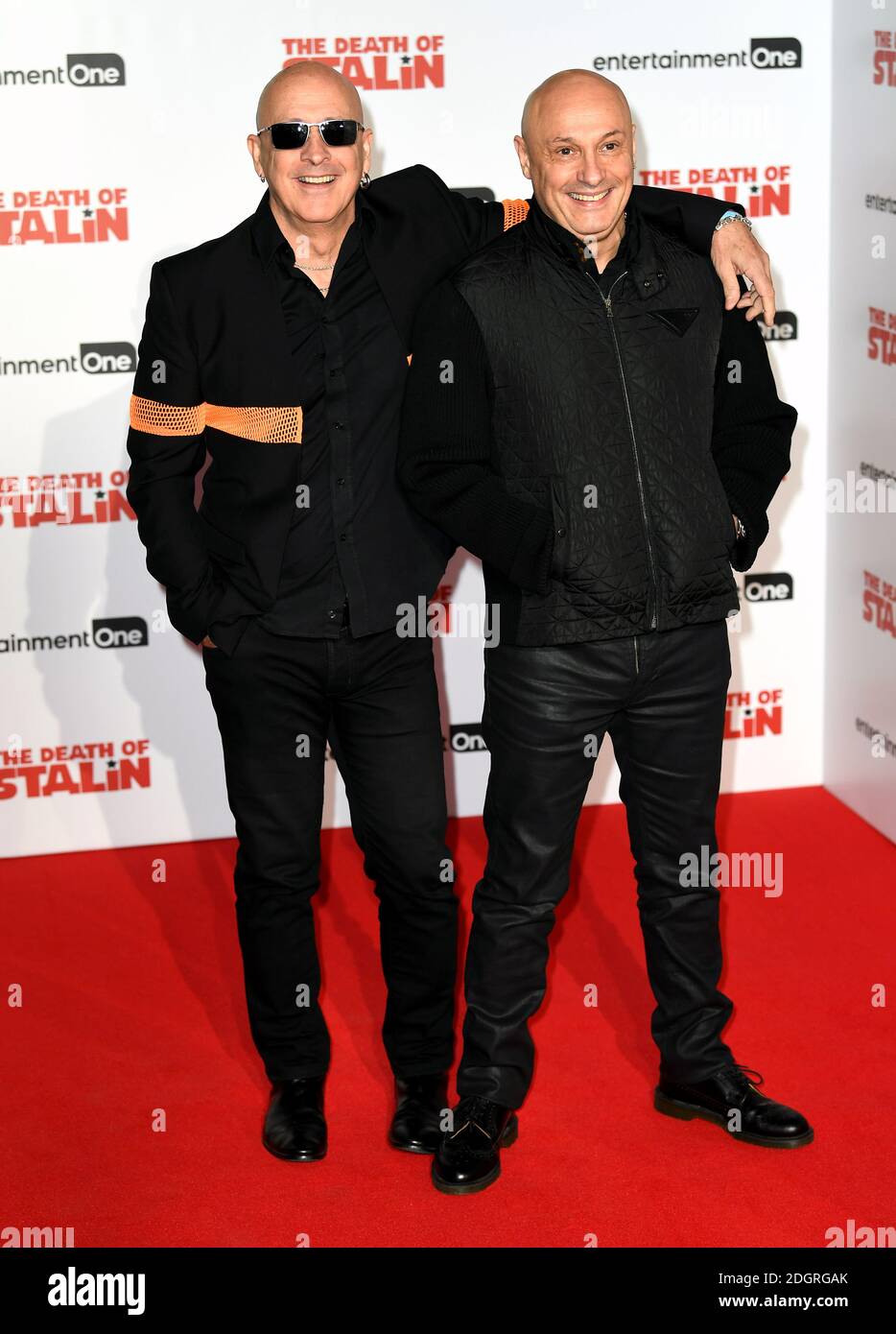 Richard Fairbrass and Fred Fairbrass from Right Said Fred attending The