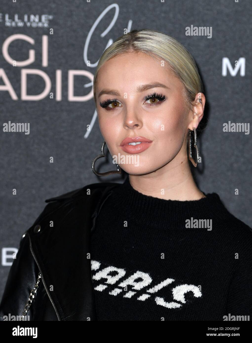 Betsy-Blue English attending the Gigi Hadid x Maybelline launch party