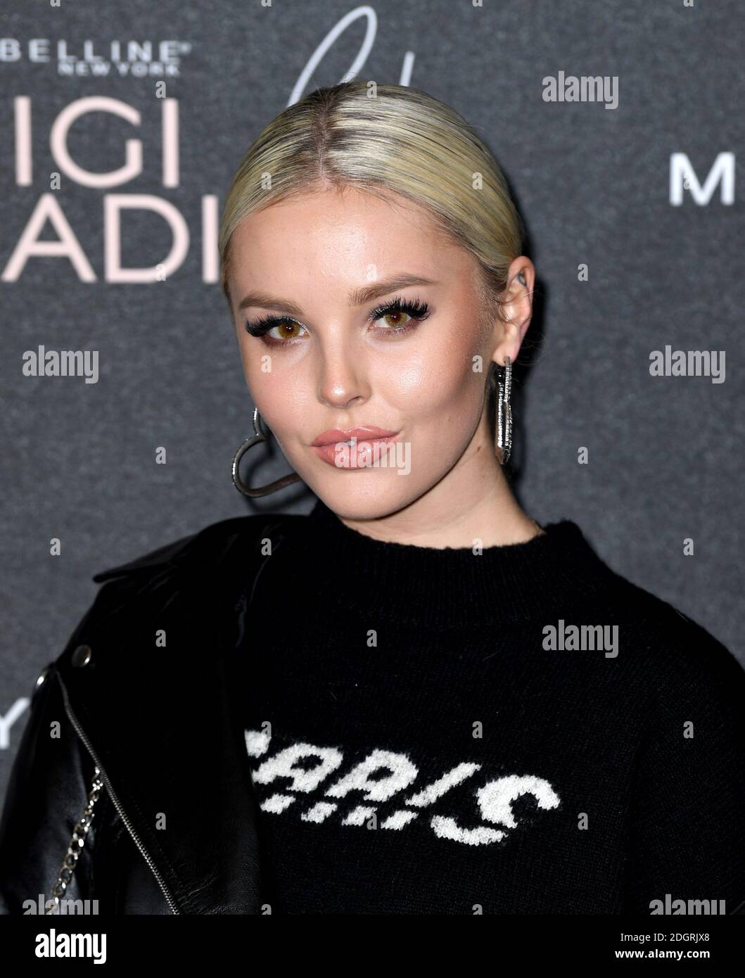 Betsy-Blue English attending the Gigi Hadid x Maybelline launch party