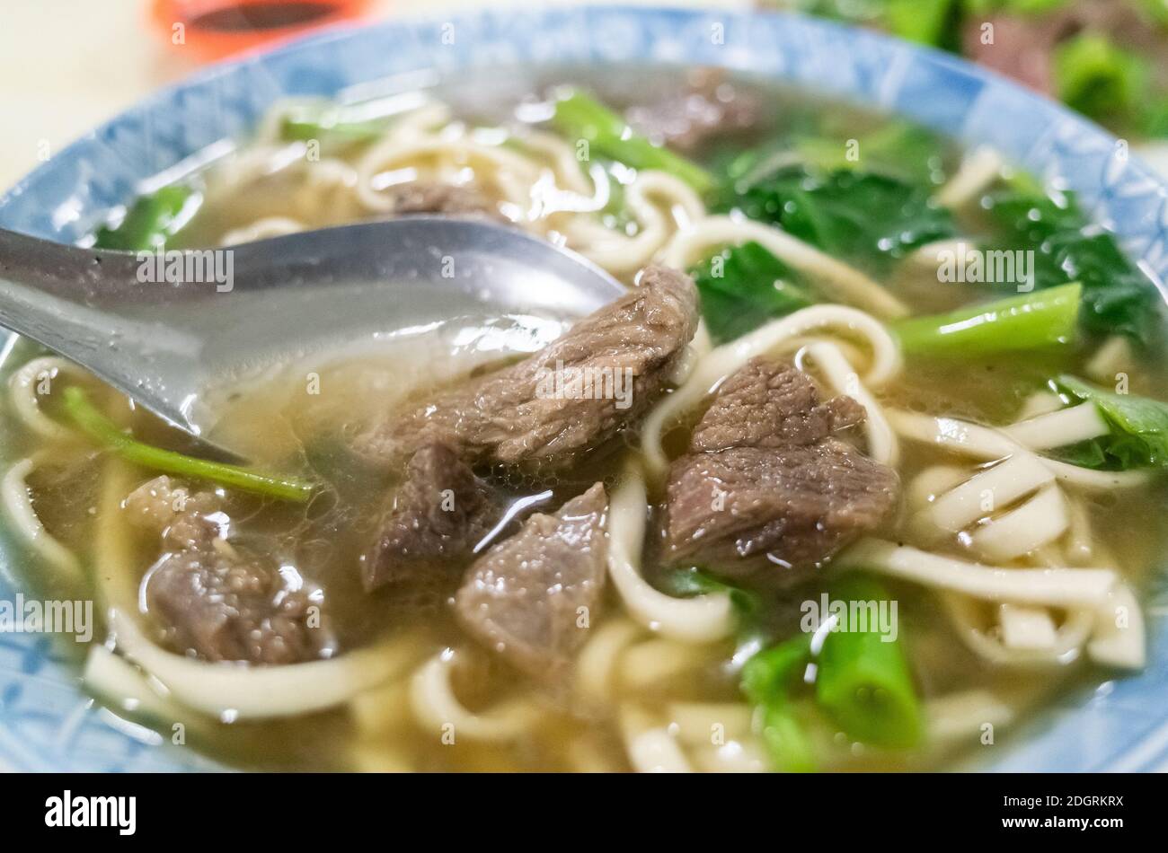 Clear stewed beef noodle soup Stock Photo Alamy