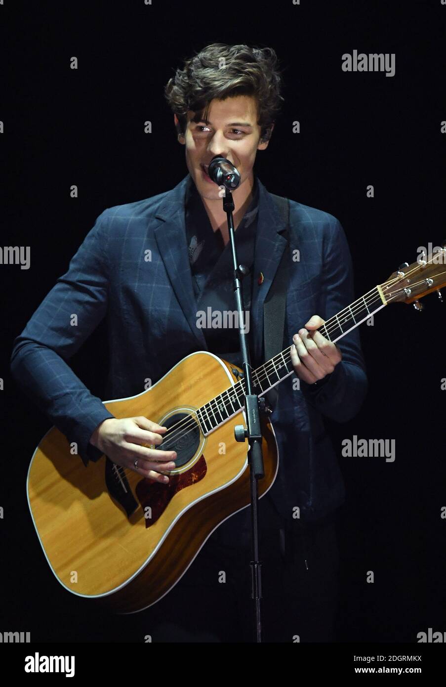 Shawn Mendes on stage during the MTV Europe Music Awards 2017 held at