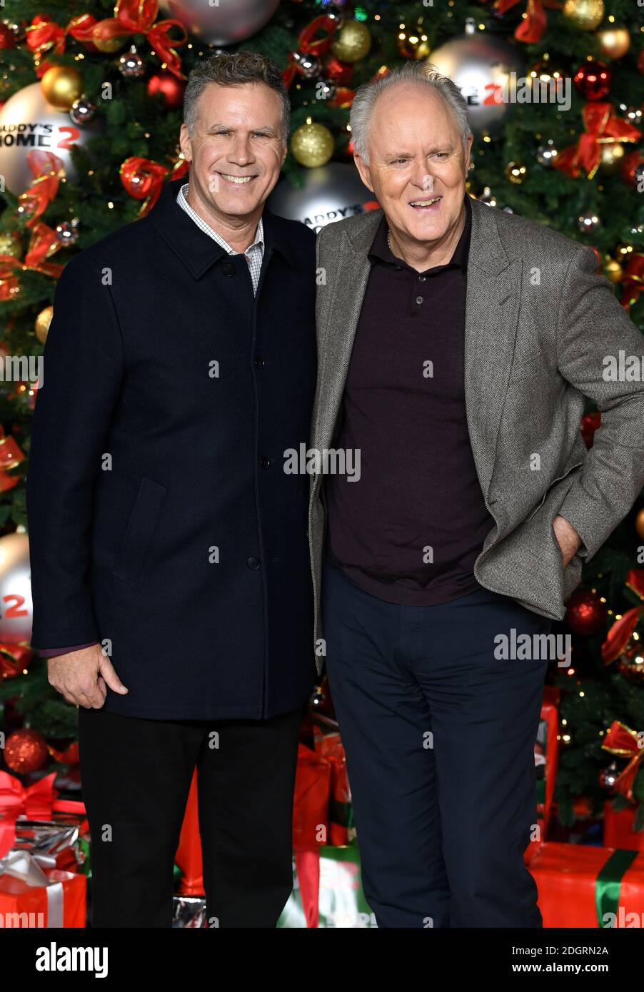 Will Ferrell (left) and John Lithgow attending the UK premiere of Daddy's Home 2 held at Vue West End, London. Picture date: Thursday 16th October, 2017. Picture credit should read: Doug Peters/Empics Entertainment Stock Photo