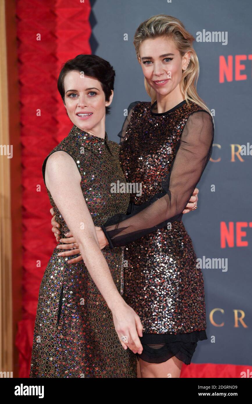 Claire Foy and Vanessa Kirby attending the season two premiere of The ...