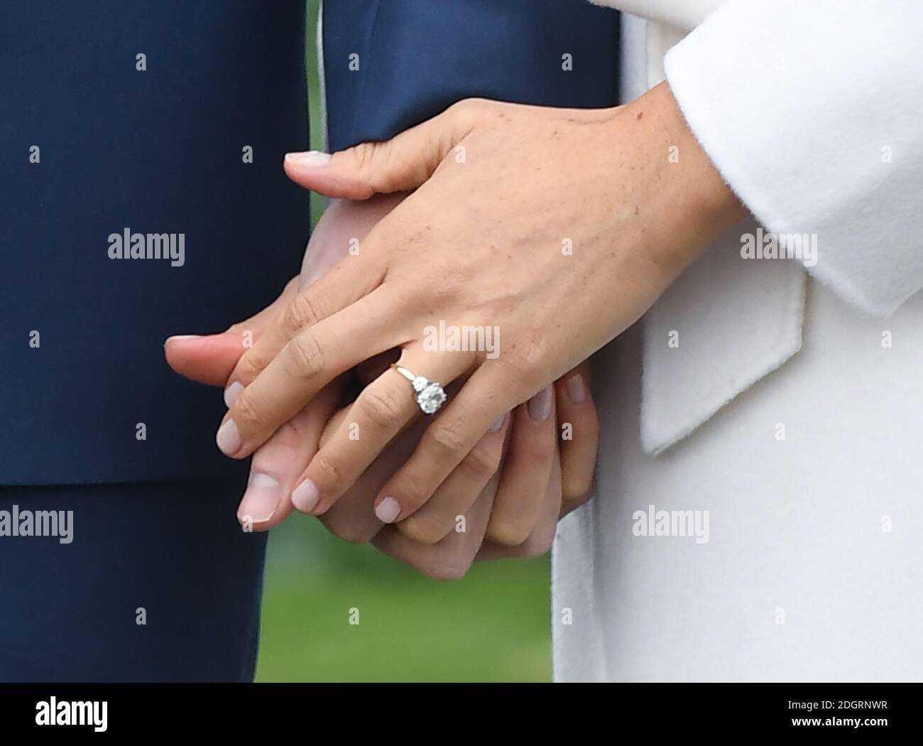 Close up meghan 2024 markle engagement ring