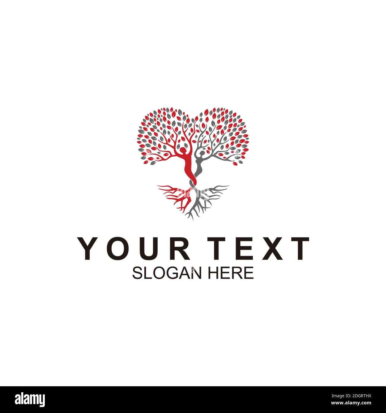 Love tree logo vectors hi-res stock photography and images - Alamy