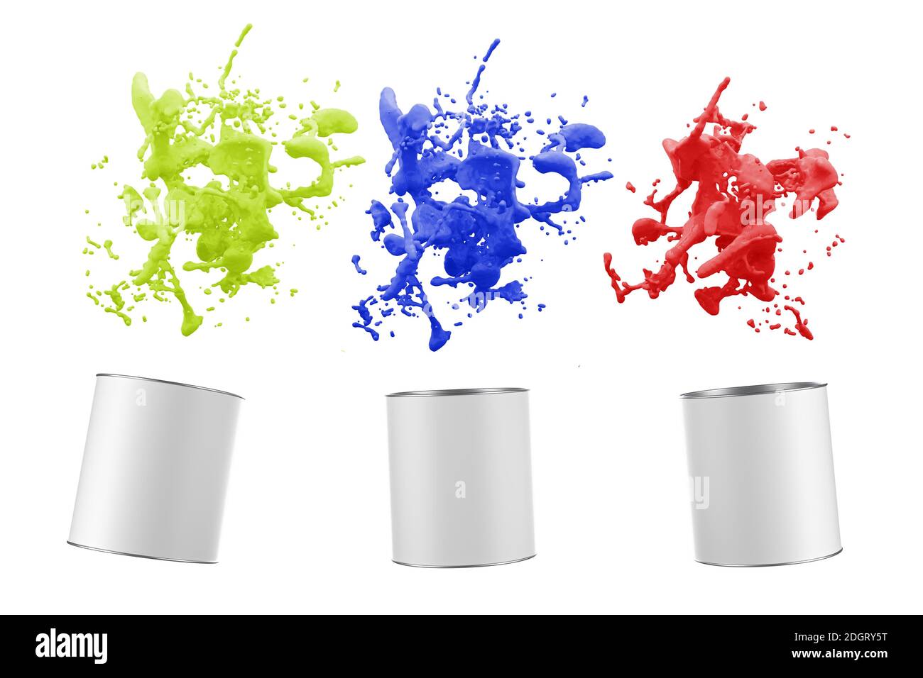 Paint splash 3d hi-res stock photography and images - Alamy