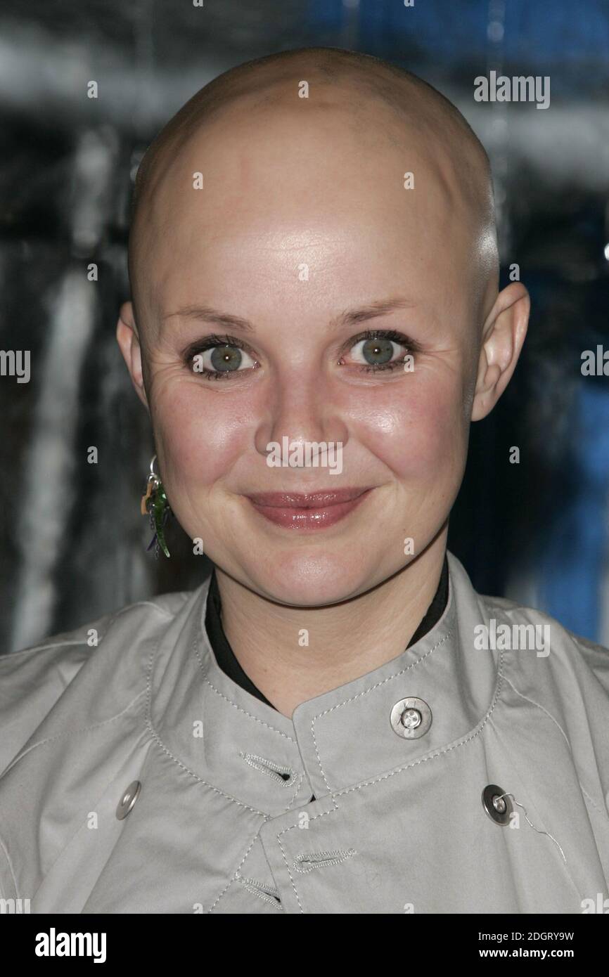 Gail Porter arriving. Stock Photo