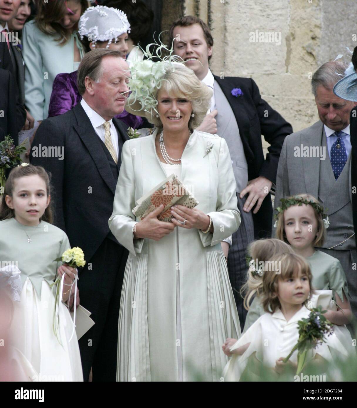 Camilla Duchess of Cornwall, Andrew Parker Bowles and Tom Parker Bowles