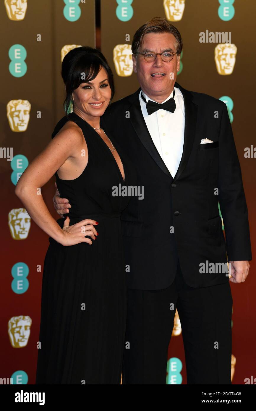 Molly Bloom and Aaron Sorkin attending the EE British Academy of Film awards (BAFTA) at the
