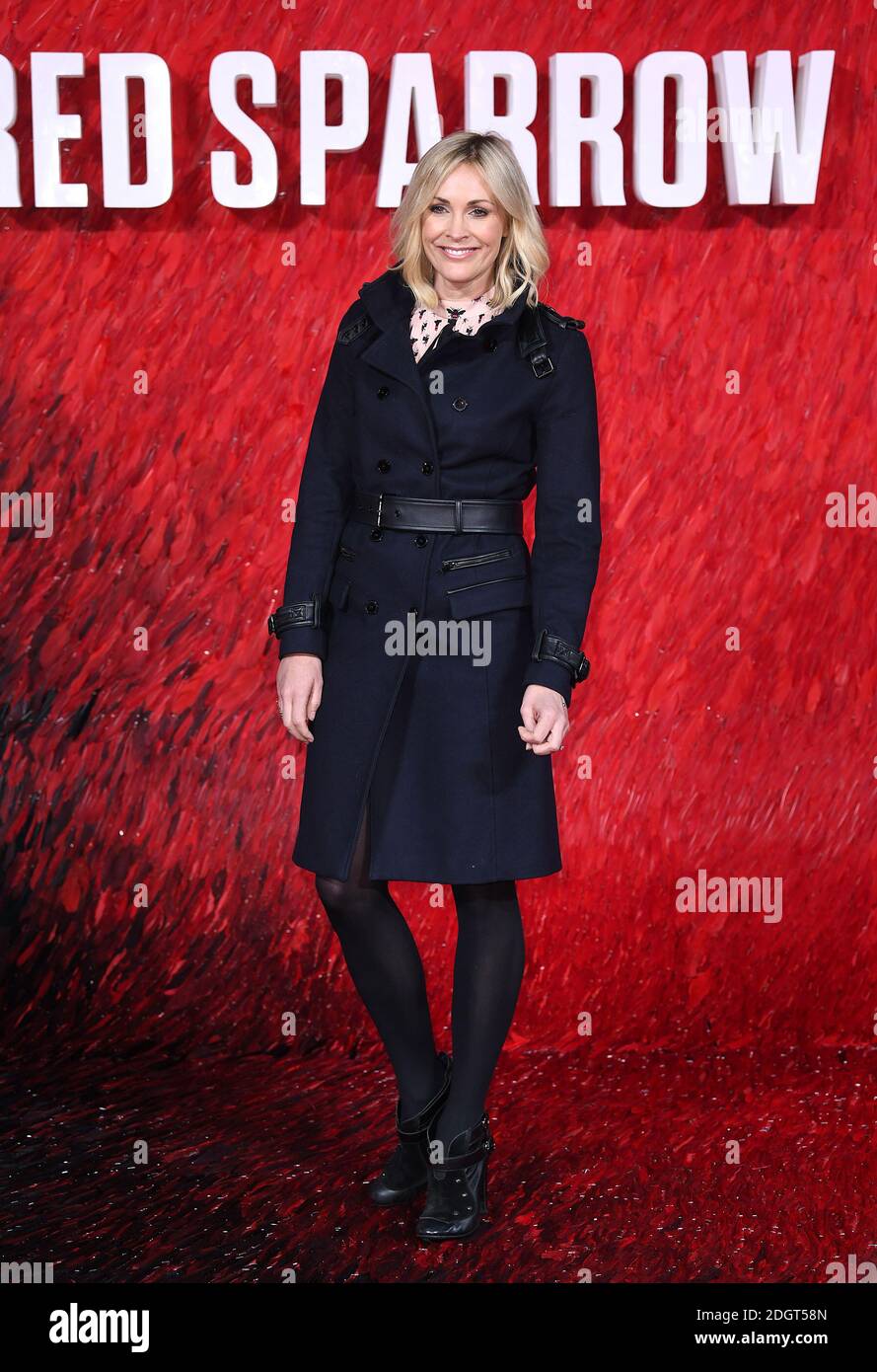 Jenni Falconer attending the European premiere of Red Sparrow, held at