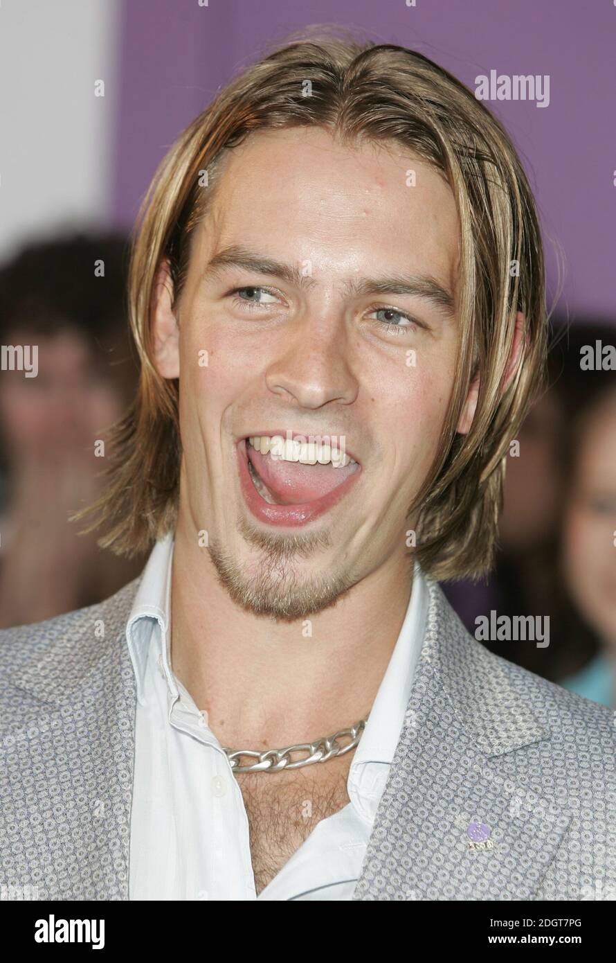 Ashley Taylor Dawson arriving. Stock Photo