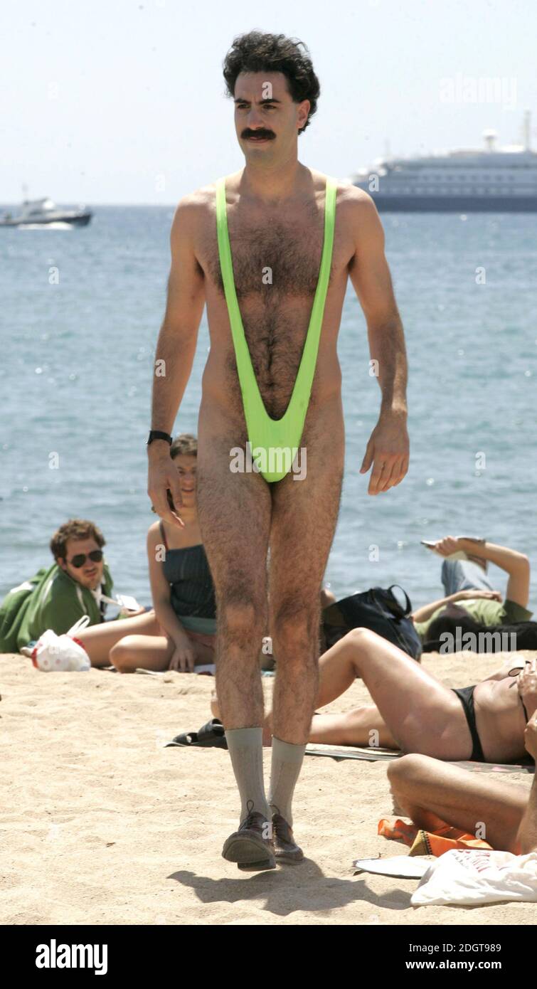 Borat complete with thong Stock Photo - Alamy