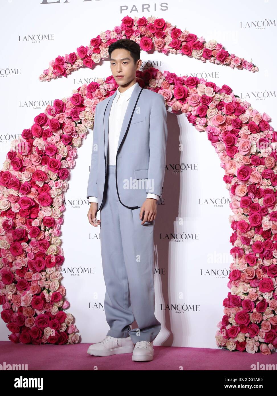 Chinese model and actor Wang Qiang attends a Lancome red carpet event in Beijing, China, 31 October 2020. Stock Photo