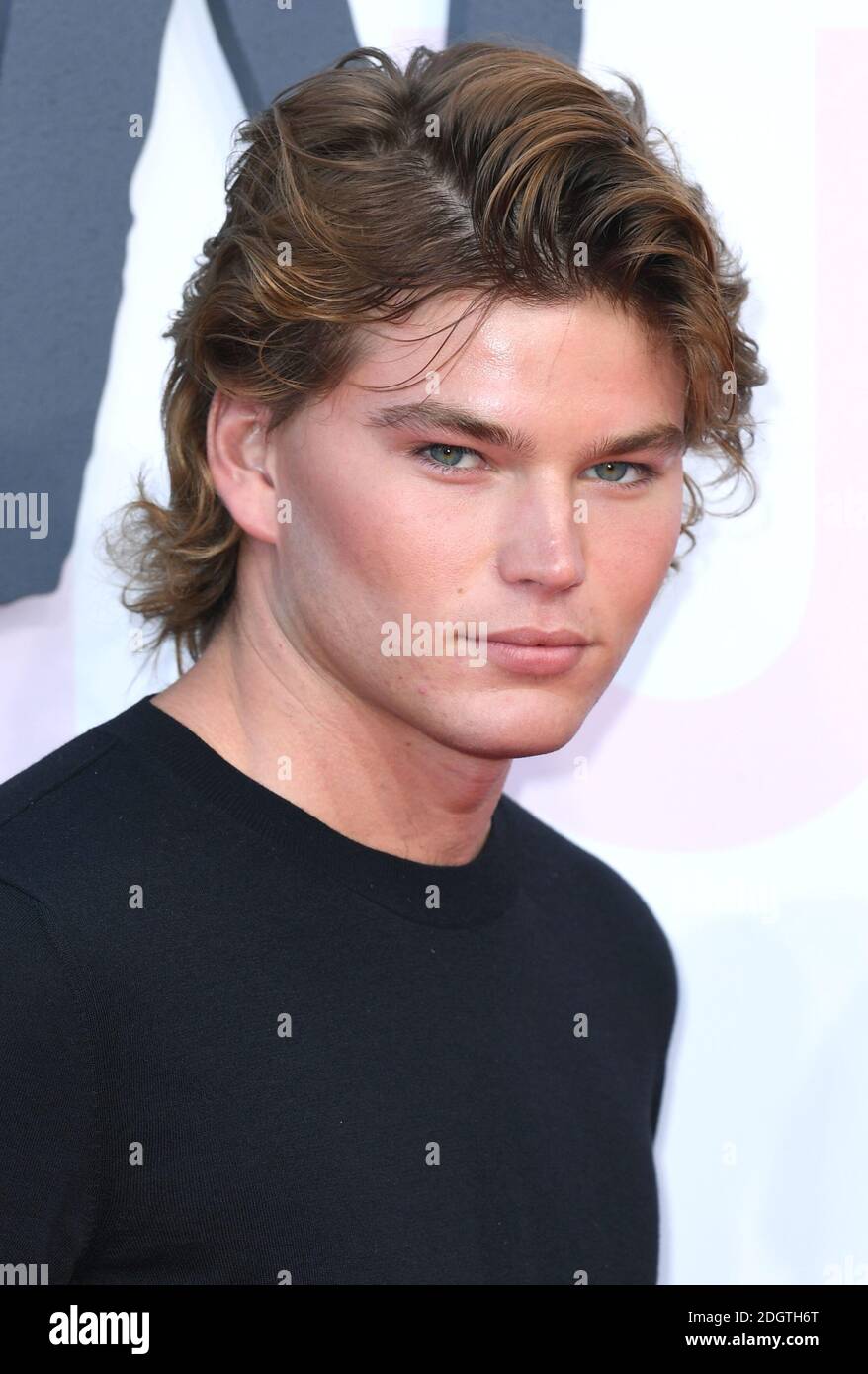 Jordan Barrett at the Fashion For Relief Catwalk Show, part the Cannes Film Festival. Photo credit should read: Doug Peters/EMPICS Stock Photo - Alamy