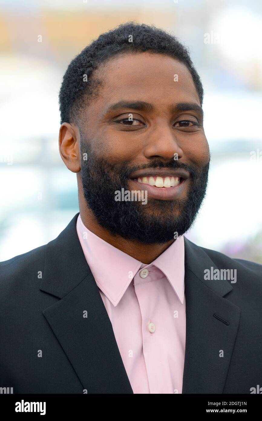 John David Washington during the BlacKkKlansman photocall held during