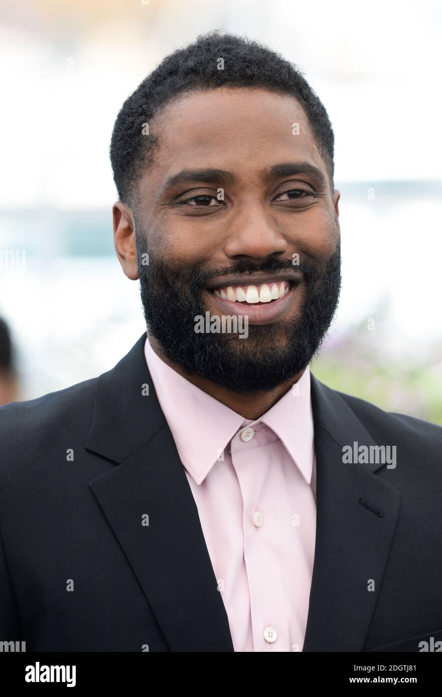 John David Washington during the BlacKkKlansman photocall held during