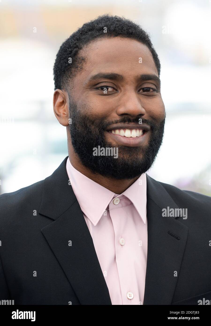 John David Washington during the BlacKkKlansman photocall held during