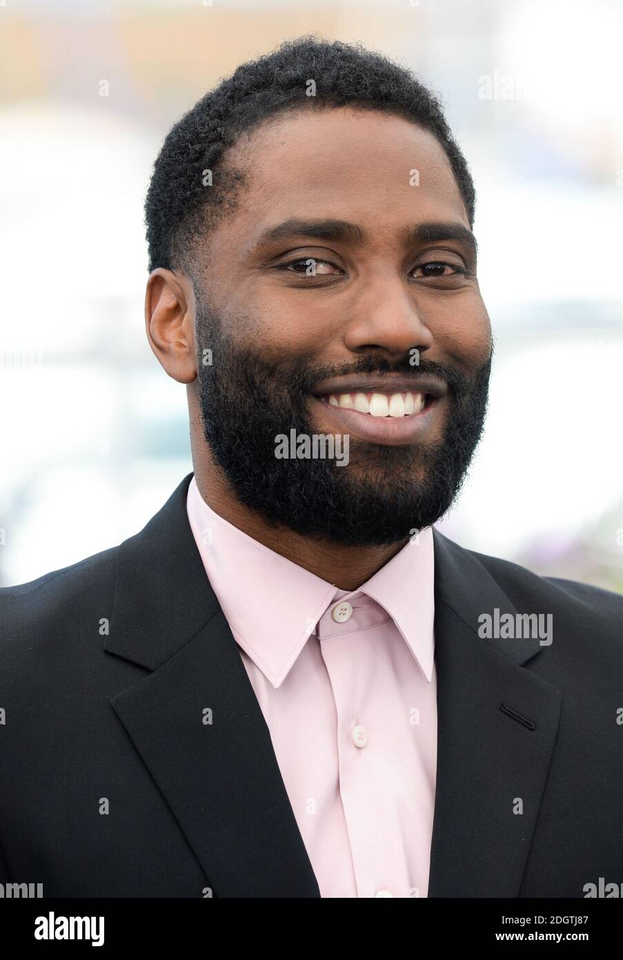 John David Washington during the BlacKkKlansman photocall held during