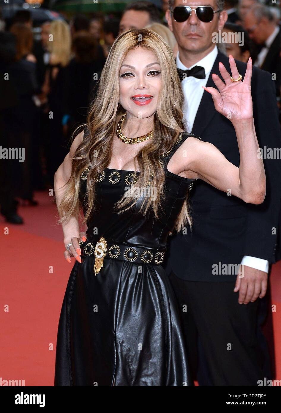 La Toya Jackson attending the Burning Premiere at the Palais De