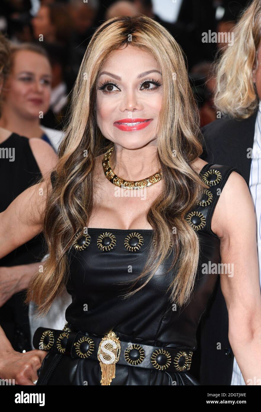 La Toya Jackson Attending The Burning Premiere At The Palais De 