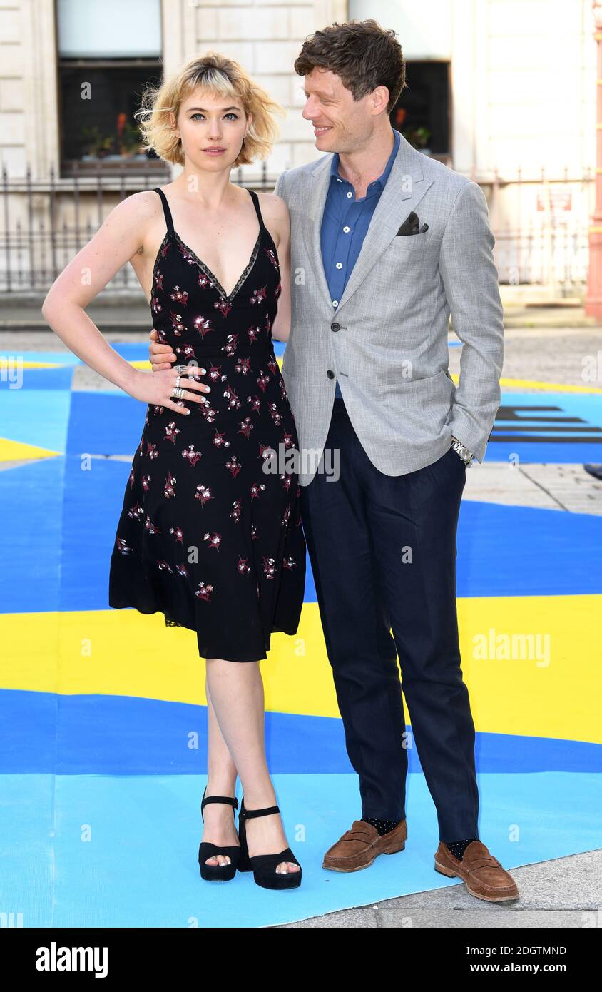 Imogen Poots and James Norton attending the Royal Academy of Arts