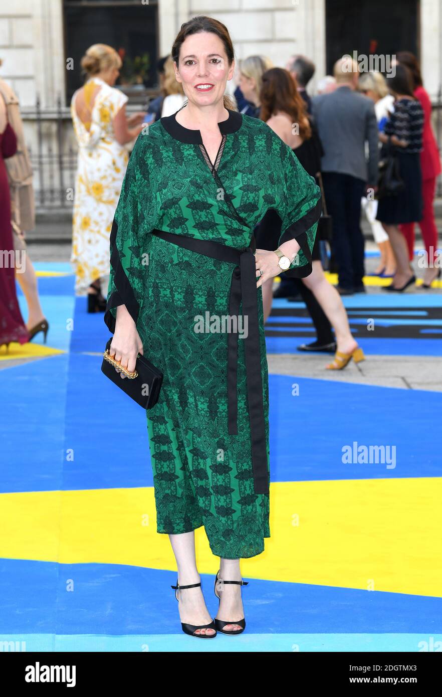 Olivia Colman attending the Royal Academy of Arts Summer Exhibition Party, held at Burlington House in London. Photo credit should read: Doug Peters/EMPICS Stock Photo