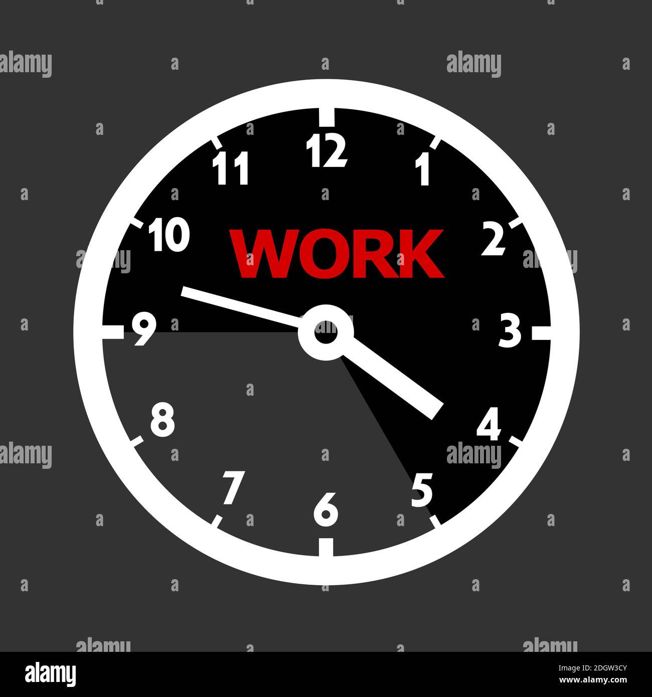 95 Working hours. Time rroutine and order at work and job. Worker's