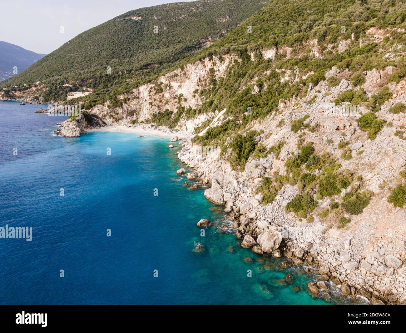 Aeriall Views of Greek Island/ Lefkada Stock Photo Alamy