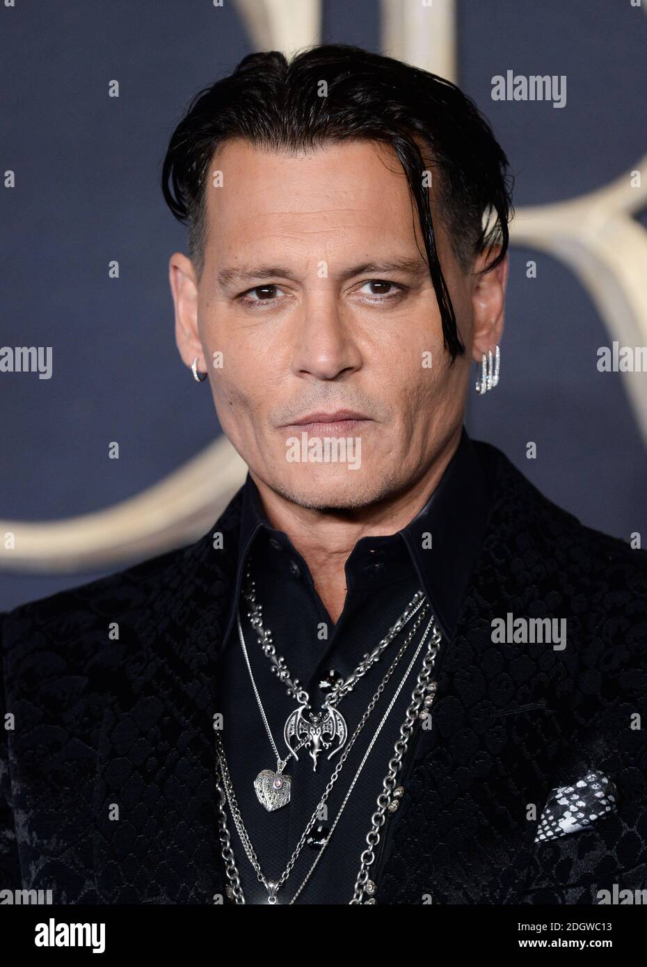 Johnny Depp attending the Fantastic Beasts The Crimes of Grindelwald
