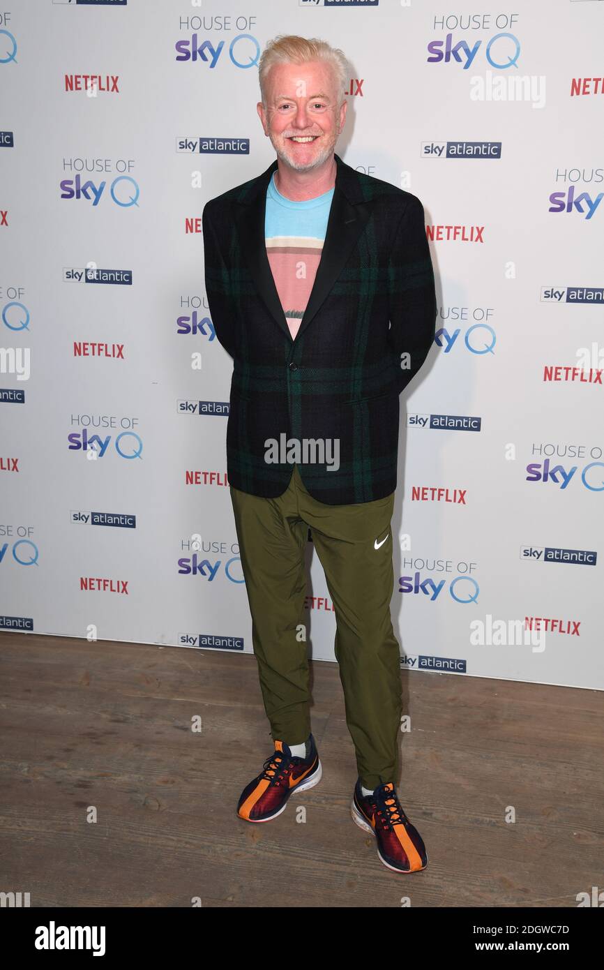 Chris Evans arriving at the House of SkyQ Party, The Vinyl Factory