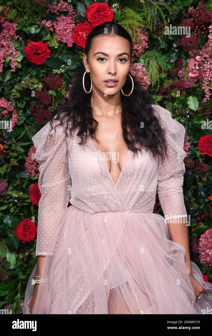 Maya Jama attending the Evening Standard Theatre Awards 2018 at the