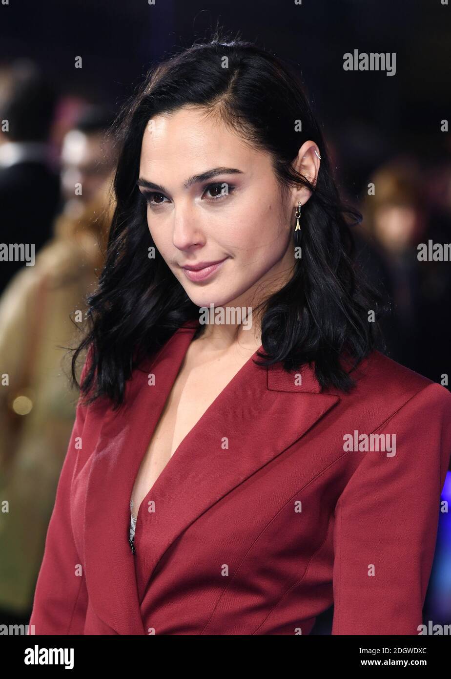 Gal Gadot arriving at the European Premiere of Ralph Breaks The