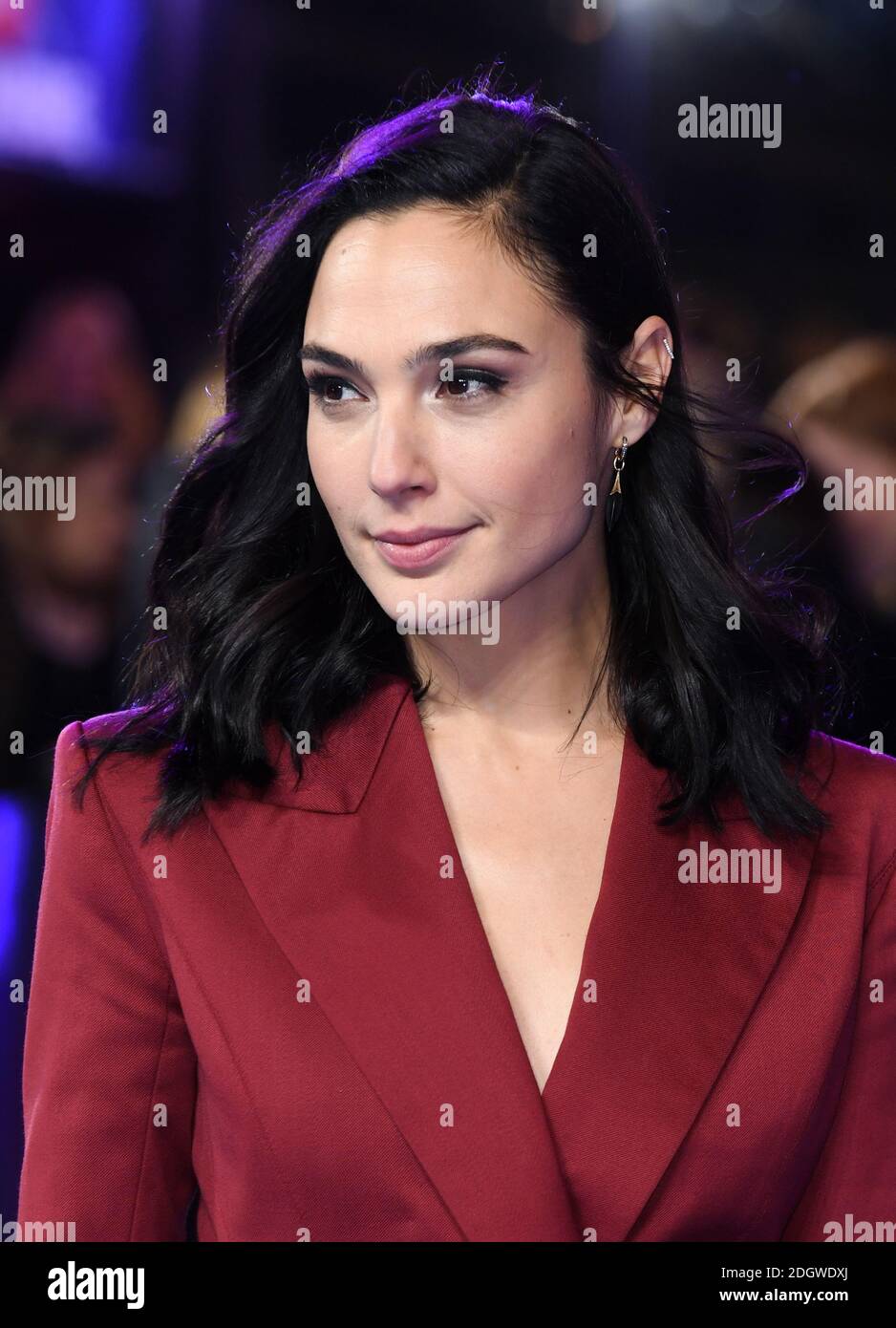 Gal Gadot arriving at the European Premiere of Ralph Breaks The