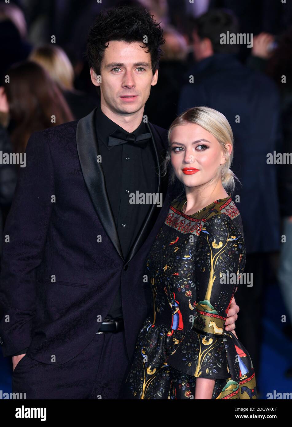 Tom Leech and Lucy Fallon attending the Mary Poppins Returns European