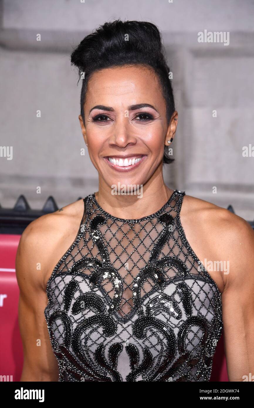 Dame Kelly Holmes arriving at The Sun Military Awards 2018 held at