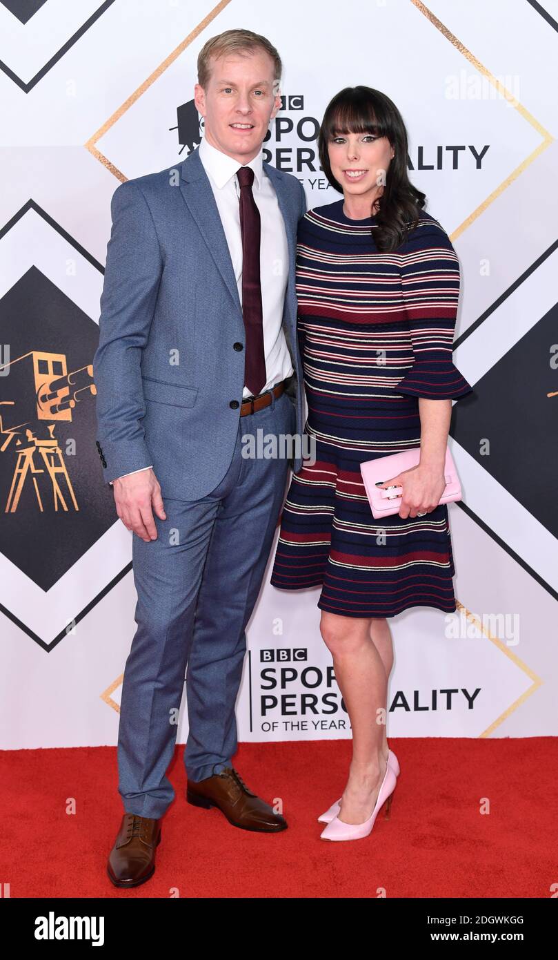 Beth Tweddle and Andy Allen arriving at the BBC Sports Personality of the Year 2018, Vox, Birmingham. Picture Credit Should Read: Doug Peters/EMPICS Stock Photo