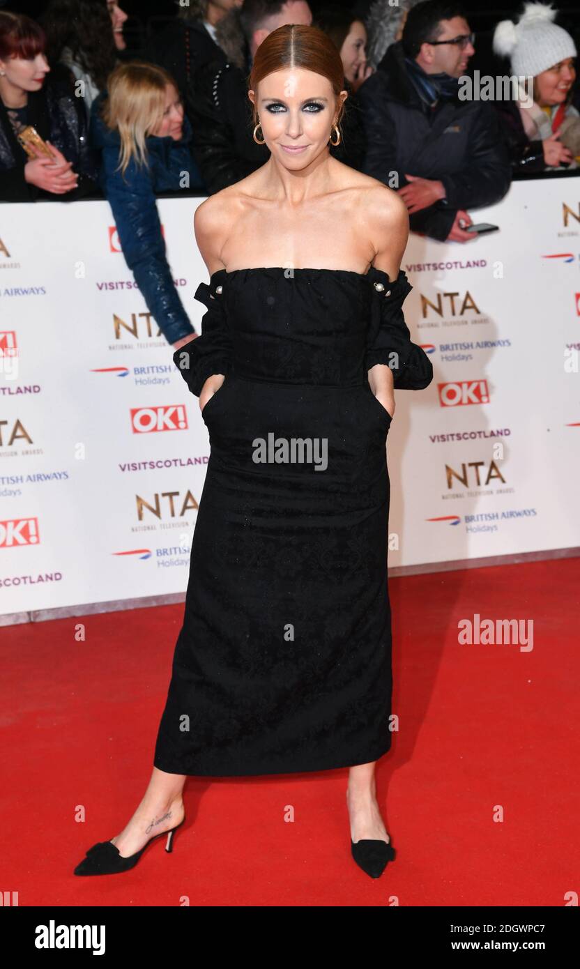 Stacey Dooley attending the National Television Awards 2019 held at the O2 Arena, London. Photo credit should read: Doug Peters/EMPICS Stock Photo