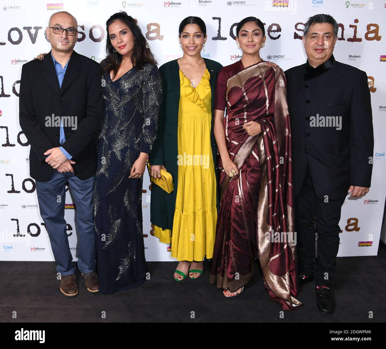 Alkesh Vaja, Actress Richa Chadda, Actress Freida Pinto, Actress Mrunal