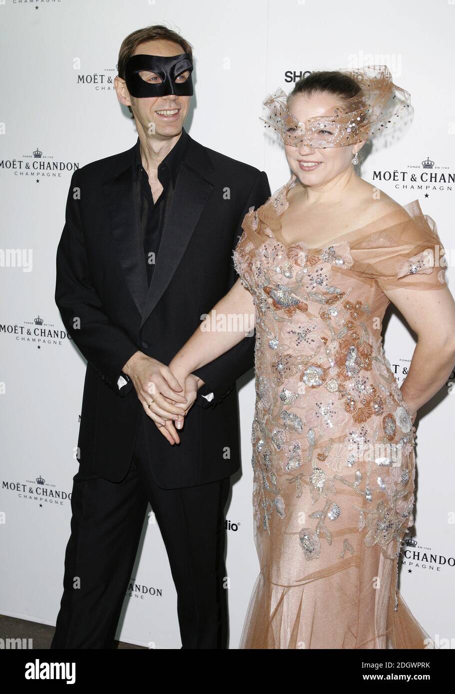 Nick Knight arriving at the event honoring British photographer