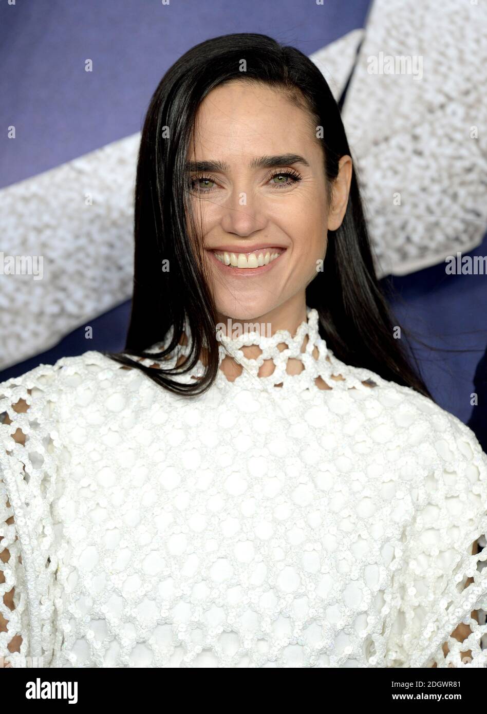 Jennifer Connelly attending the world premiere of Alita: Battle Angel, held at the Odeon Leicester Square in London Stock Photo