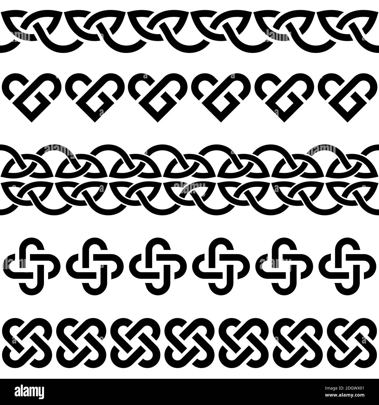 https://c8.alamy.com/comp/2DGWX01/irish-celtic-vector-knots-and-braids-seamless-patterns-collection-border-and-frame-design-perfect-for-greeting-cards-st-patricks-day-celebration-2DGWX01.jpg