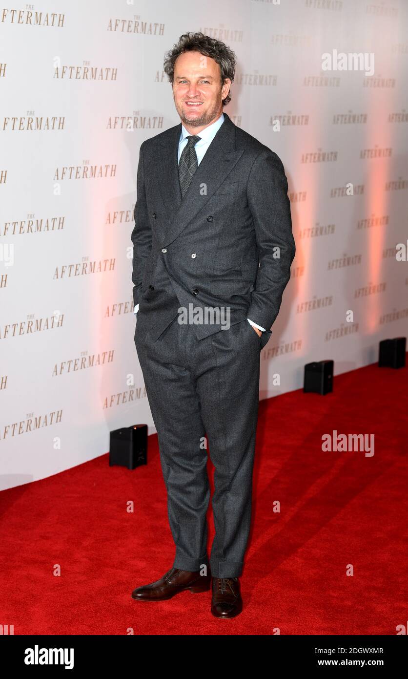Jason Clarke attending the world premiere of The Aftermath at the Picturehouse Central Cinema in London Stock Photo