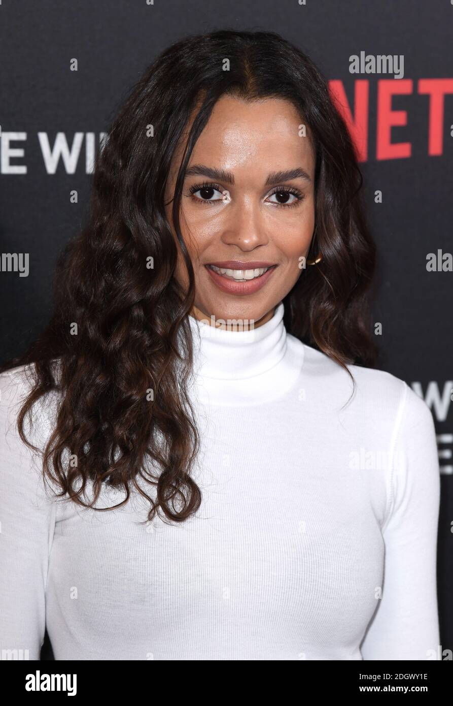 Frances Aaternir arriving at The Boy Who Harnessed The Wind Special