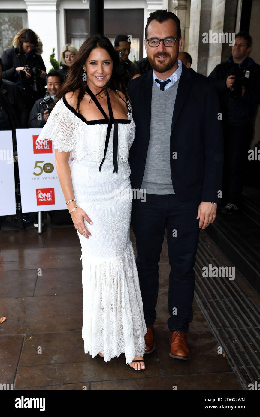 Lisa Snowdon and George Smart attending the TRIC Awards 50th Birthday ...