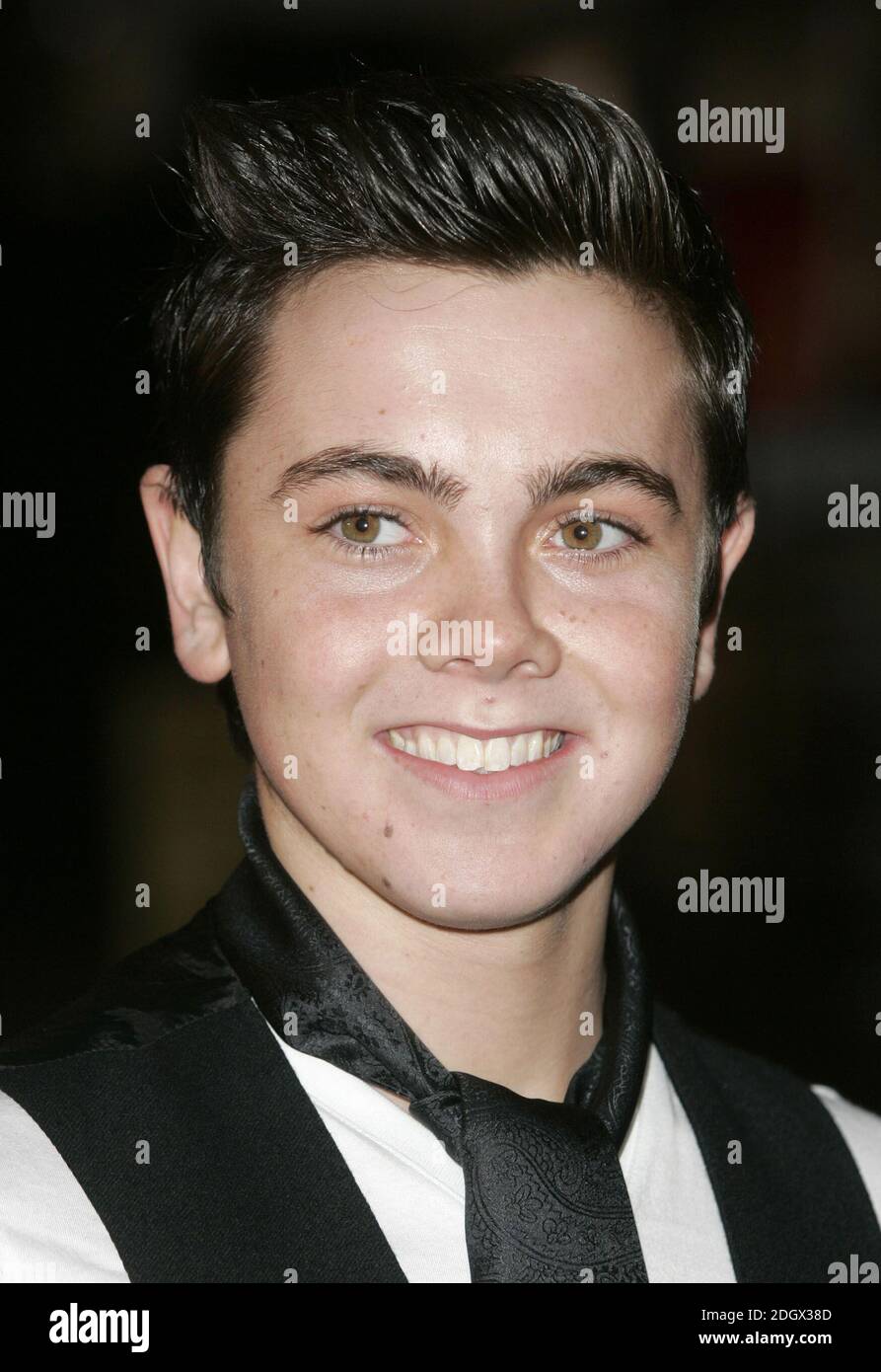 Ray from X Factor arriving at the UK Premiere of Flushed Away at the